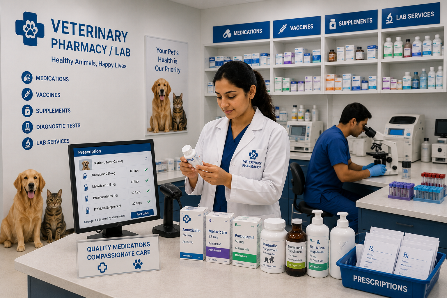 Veterinary Pharmacy / Labs
